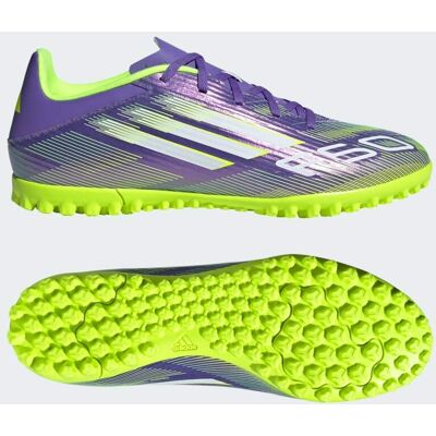 Adidas Chaussure F50 Club Turf Purple Rush / Cloud White / Lucid Lemon 44 - Publicité Adidas Chaussure F50 Club Turf Purple Rush / Cloud White / Lucid Lemon 44 - Publicité