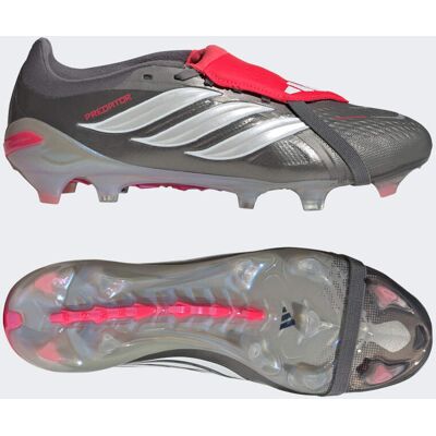 Adidas Chaussure PREDATOR PRO Languette rabattable Terrain souple Iron Metallic / Zero Metalic / Lucid Red 45 1/3 - Publicité Adidas Chaussure PREDATOR PRO Languette rabattable Terrain souple Iron Metallic / Zero Metalic / Lucid Red 45 1/3 - Publicité