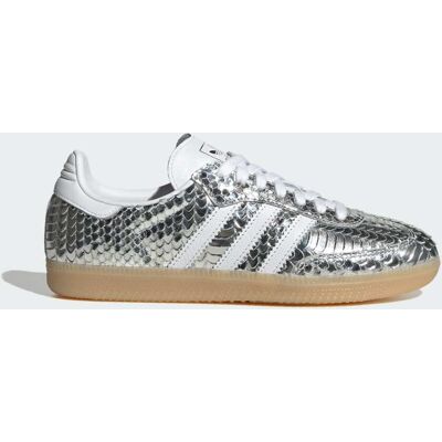 Adidas CHAUSSURES SAMBA Silver Metallic / Cloud White / Gum 46 - Publicité Adidas CHAUSSURES SAMBA Silver Metallic / Cloud White / Gum 46 - Publicité