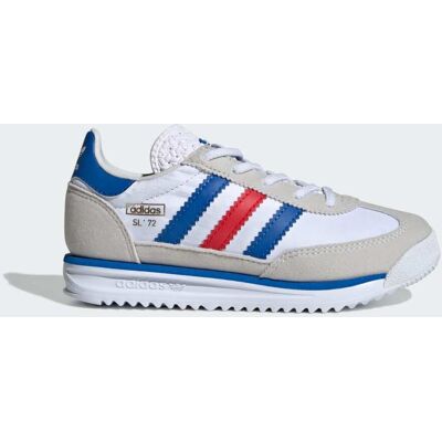 Adidas Chaussure lacets élastiques SL 72 RS Enfants Cloud White / Blue / Better Scarlet 30 1/2 - Publicité Adidas Chaussure lacets élastiques SL 72 RS Enfants Cloud White / Blue / Better Scarlet 30 1/2 - Publicité