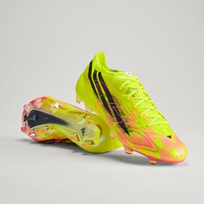 Adidas Chaussure de football F50 HYPERFAST EVO Terrain souple Team Solar Yellow 2 / Core Black / Solar Turbo 48 2/3 - Publicité Adidas Chaussure de football F50 HYPERFAST EVO Terrain souple Team Solar Yellow 2 / Core Black / Solar Turbo 48 2/3 - Publicité