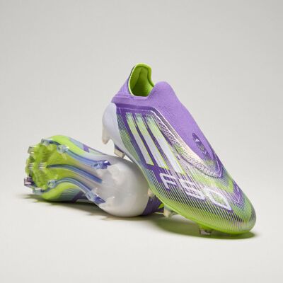 Adidas Chaussure sans lacets F50 Elite Terrain souple Purple Rush / Cloud White / Lucid Lemon 46 2/3 - Publicité Adidas Chaussure sans lacets F50 Elite Terrain souple Purple Rush / Cloud White / Lucid Lemon 46 2/3 - Publicité