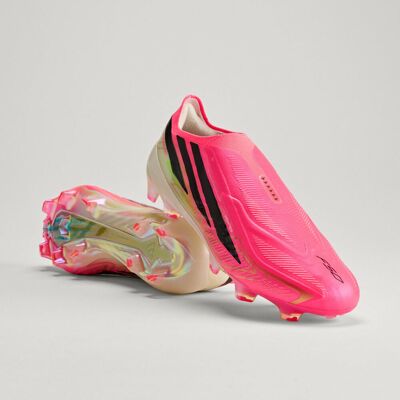 Adidas Chaussure sans lacets F50 HYPERFAST ELITE Terrain souple Solar Turbo / Core Black / Gold Metallic 40 - Publicité Adidas Chaussure sans lacets F50 HYPERFAST ELITE Terrain souple Solar Turbo / Core Black / Gold Metallic 40 - Publicité