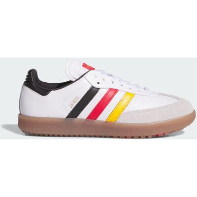Adidas Chaussure de golf sans crampons Samba Cloud White / Pure Ruby / Core Black 47 1/3 - Publicité Adidas Chaussure de golf sans crampons Samba Cloud White / Pure Ruby / Core Black 47 1/3 - Publicité