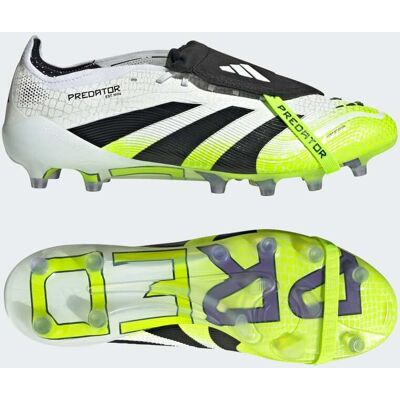 Adidas Chaussure Predator Elite Fold-Over Tongue Surface synthétique Cloud White / Core Black / Lucid Lemon 43 1/3 - Publicité Adidas Chaussure Predator Elite Fold-Over Tongue Surface synthétique Cloud White / Core Black / Lucid Lemon 43 1/3 - Publicité
