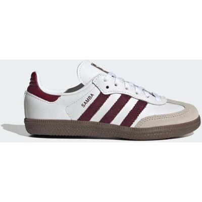 Adidas CHAUSSURE SAMBA OG Cloud White / Maroon / Gum 28 1/2 - Publicité Adidas CHAUSSURE SAMBA OG Cloud White / Maroon / Gum 28 1/2 - Publicité