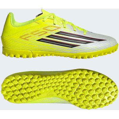 Adidas Chaussure de football F50 Club terrain turf Team Solar Yellow 2 / Core Black / Lucid Red 44 - Publicité Adidas Chaussure de football F50 Club terrain turf Team Solar Yellow 2 / Core Black / Lucid Red 44 - Publicité