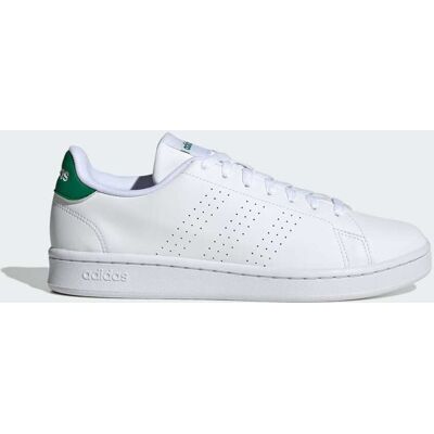 Adidas Chaussure Advancourt Cloud White / Cloud White / Green 41 1/3 - Publicité Adidas Chaussure Advancourt Cloud White / Cloud White / Green 41 1/3 - Publicité