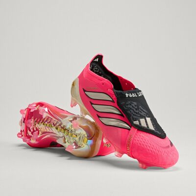 Adidas Chaussure de football Languette rabattue PREDATOR ELITE Terrain souple Solar Turbo / Thermal Chrome / Core Black 36 - Publicité Adidas Chaussure de football Languette rabattue PREDATOR ELITE Terrain souple Solar Turbo / Thermal Chrome / Core Black 36 - Publicité