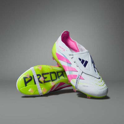 Bottes de Football adidas Predator Elite Blanches - Langue à Rabat FG - Publicité Bottes de Football adidas Predator Elite Blanches - Langue à Rabat FG - Publicité