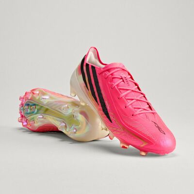 Adidas Chaussure de football terrain synthétique F50 HYPERFAST ELITE Solar Turbo / Core Black / Gold Metallic 47 1/3 - Publicité Adidas Chaussure de football terrain synthétique F50 HYPERFAST ELITE Solar Turbo / Core Black / Gold Metallic 47 1/3 - Publicité
