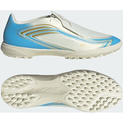 Adidas Chaussure de football F50 MESSI LEAGUE Turf Ivory / Semi Blue Burst / Icey Blue 39 1/3 - Publicité Adidas Chaussure de football F50 MESSI LEAGUE Turf Ivory / Semi Blue Burst / Icey Blue 39 1/3 - Publicité