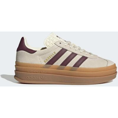 Adidas Chaussure Gazelle Bold Cream White / Maroon / Gold Metallic 38 2/3 - Publicité Adidas Chaussure Gazelle Bold Cream White / Maroon / Gold Metallic 38 2/3 - Publicité