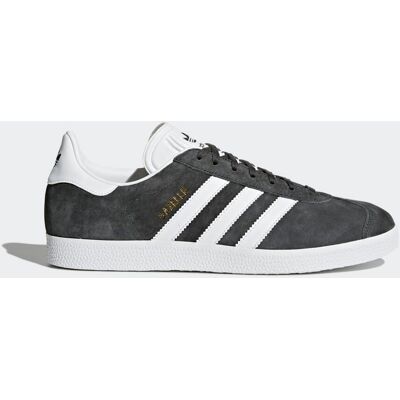 Adidas Chaussure Gazelle Dark Grey Heather / White / Gold Metallic 38 2/3 - Publicité Adidas Chaussure Gazelle Dark Grey Heather / White / Gold Metallic 38 2/3 - Publicité