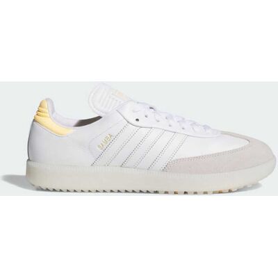 Adidas Chaussure de golf sans crampons Samba Cloud White / Ice Tangerine / Off White 45 1/3 - Publicité Adidas Chaussure de golf sans crampons Samba Cloud White / Ice Tangerine / Off White 45 1/3 - Publicité