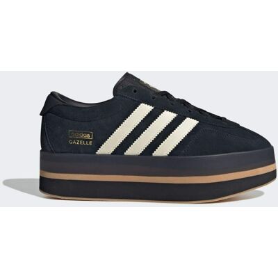 Adidas Chaussure Gazelle Stack Core Black / Cream White / Gum 39 1/3 - Publicité Adidas Chaussure Gazelle Stack Core Black / Cream White / Gum 39 1/3 - Publicité