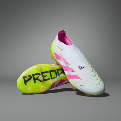 Chaussures de Football adidas Predator Elite Blanches - Contrôle & Stabilité - Publicité Chaussures de Football adidas Predator Elite Blanches - Contrôle & Stabilité - Publicité