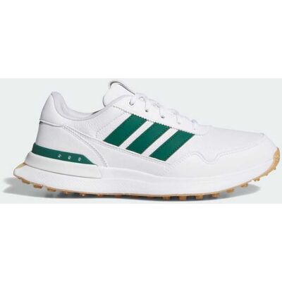 Adidas CHAUSSURE DE GOLF EN CUIR SANS CRAMPONS S2G26 Cloud White / Collegiate Green / Gum M2 38 - Publicité Adidas CHAUSSURE DE GOLF EN CUIR SANS CRAMPONS S2G26 Cloud White / Collegiate Green / Gum M2 38 - Publicité