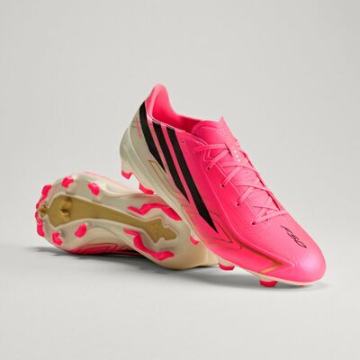 Adidas Chaussure de football F50 HYPERFAST LEAGUE Terrain souple Solar Turbo / Core Black / Gold Metallic 38 - Publicité Adidas Chaussure de football F50 HYPERFAST LEAGUE Terrain souple Solar Turbo / Core Black / Gold Metallic 38 - Publicité