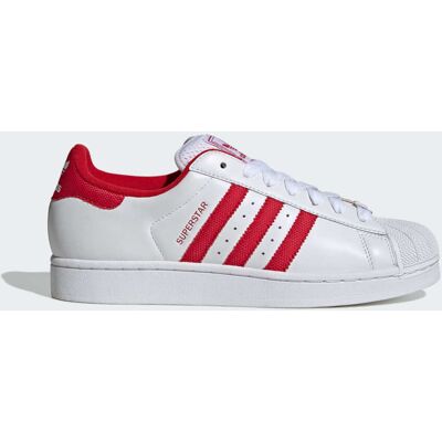 Adidas Chaussure SUPERSTAR II Cloud White / Better Scarlet / Gold Metallic 47 1/3 - Publicité Adidas Chaussure SUPERSTAR II Cloud White / Better Scarlet / Gold Metallic 47 1/3 - Publicité