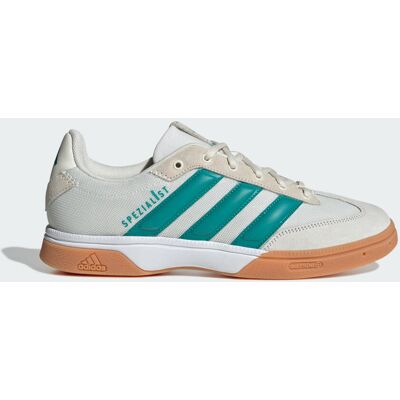 Adidas Chaussure Spezialist Indoor Off White / Pure Teal / Cloud White 45 1/3 - Publicité Adidas Chaussure Spezialist Indoor Off White / Pure Teal / Cloud White 45 1/3 - Publicité