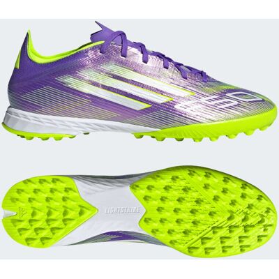Adidas Chaussure F50 Pro Turf Purple Rush / Cloud White / Lucid Lemon 44 2/3 - Publicité Adidas Chaussure F50 Pro Turf Purple Rush / Cloud White / Lucid Lemon 44 2/3 - Publicité