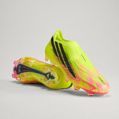 Adidas Chaussure sans lacets F50 HYPERFAST ELITE Terrain souple Team Solar Yellow 2 / Core Black / Solar Turbo 45 1/3 - Publicité Adidas Chaussure sans lacets F50 HYPERFAST ELITE Terrain souple Team Solar Yellow 2 / Core Black / Solar Turbo 45 1/3 - Publicité