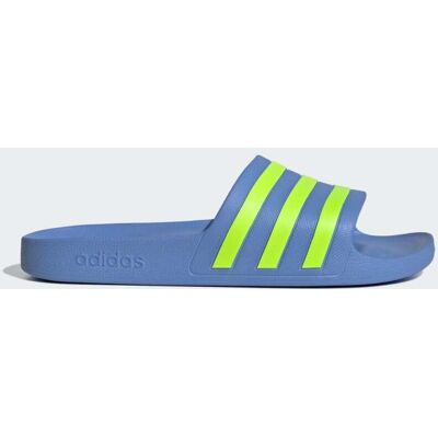 Adidas Claquette Adilette Aqua Blue Fusion / Lucid Lemon / Blue Fusion 43 - Publicité Adidas Claquette Adilette Aqua Blue Fusion / Lucid Lemon / Blue Fusion 43 - Publicité