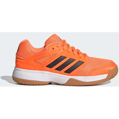 Adidas Chaussure Speedcourt Indoor Enfants Lucid Orange / Core Black / Cloud White 33 1/2 - Publicité Adidas Chaussure Speedcourt Indoor Enfants Lucid Orange / Core Black / Cloud White 33 1/2 - Publicité