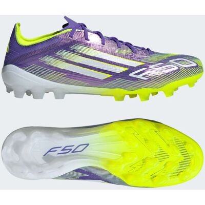 Adidas Chaussure F50 Elite gazon synthétique 2G/3G Purple Rush / Cloud White / Lucid Lemon 42 - Publicité Adidas Chaussure F50 Elite gazon synthétique 2G/3G Purple Rush / Cloud White / Lucid Lemon 42 - Publicité