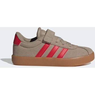 Adidas Chaussure VL Court 3.0 Blanch Cargo / Pure Ruby / Gold Metallic 31 1/2 - Publicité Adidas Chaussure VL Court 3.0 Blanch Cargo / Pure Ruby / Gold Metallic 31 1/2 - Publicité