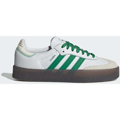 Adidas Chaussure Sambae Cloud White / Green / Off White 36 2/3 - Publicité Adidas Chaussure Sambae Cloud White / Green / Off White 36 2/3 - Publicité