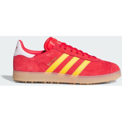 Adidas Chaussure de golf Gazelle Spikeless Pure Ruby / Crew Yellow / Gum 44 - Publicité Adidas Chaussure de golf Gazelle Spikeless Pure Ruby / Crew Yellow / Gum 44 - Publicité