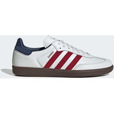Adidas Chaussure Samba OG Core White / Team Victory Red / Night Indigo 36 2/3 - Publicité Adidas Chaussure Samba OG Core White / Team Victory Red / Night Indigo 36 2/3 - Publicité