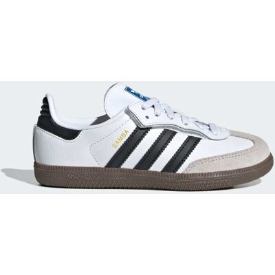 Adidas Chaussure lacets élastiques fermeture confortable Samba OG Enfants Cloud White / Core Black / Gum 30 1/2 - Publicité Adidas Chaussure lacets élastiques fermeture confortable Samba OG Enfants Cloud White / Core Black / Gum 30 1/2 - Publicité