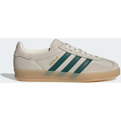 Adidas CHAUSSURES GAZELLE INDOOR Cream White / Collegiate Green / Gum 40 - Publicité Adidas CHAUSSURES GAZELLE INDOOR Cream White / Collegiate Green / Gum 40 - Publicité