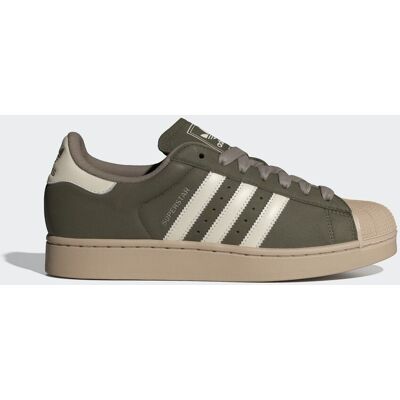 Adidas Chaussure Superstar II Olive Strata / Off White / Stone Khaki 45 1/3 - Publicité Adidas Chaussure Superstar II Olive Strata / Off White / Stone Khaki 45 1/3 - Publicité