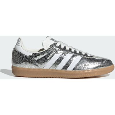 Adidas Chaussure Samba OG Silver Metallic / Cloud White / Core White 44 - Publicité Adidas Chaussure Samba OG Silver Metallic / Cloud White / Core White 44 - Publicité