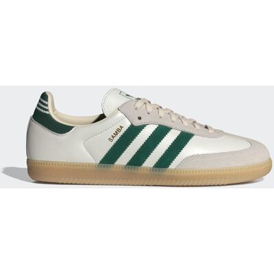 Adidas CHAUSSURE SAMBA OG Cloud White / Collegiate Green / Gum 39 1/3 - Publicité Adidas CHAUSSURE SAMBA OG Cloud White / Collegiate Green / Gum 39 1/3 - Publicité