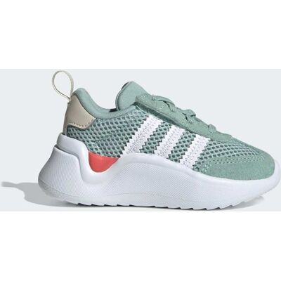Adidas Chaussure lacets élastiques fermeture confortable Adiform 70s Enfants Hazy Green / Cloud White / Alumina 20 - Publicité Adidas Chaussure lacets élastiques fermeture confortable Adiform 70s Enfants Hazy Green / Cloud White / Alumina 20 - Publicité