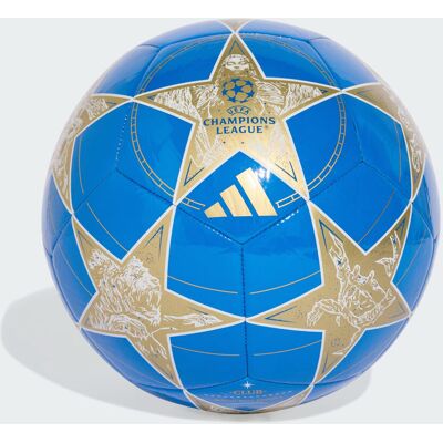 Adidas UCL Club 25/26 Phase de groupes Ball White / Multicolor / Matte Gold 4 - Publicité Adidas UCL Club 25/26 Phase de groupes Ball White / Multicolor / Matte Gold 4 - Publicité