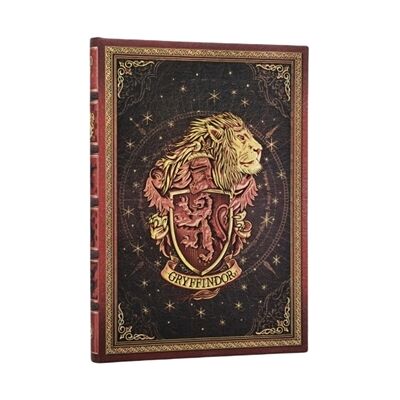 Paperblanks Gryffindor Journal (Harry Potter Collection) Midi Custom Unlined (Elastic Band Closure) - Publicité Paperblanks Gryffindor Journal (Harry Potter Collection) Midi Custom Unlined (Elastic Band Closure) - Publicité