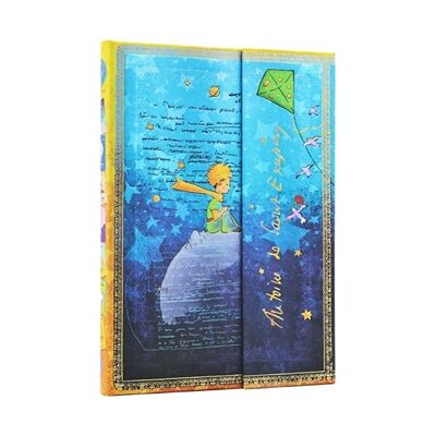 Paperblanks Saint-Exupéry, The Little Prince (Embellished Manuscripts Collection) Midi Lined Hardcover Journal (Wrap Closure) - Publicité Paperblanks Saint-Exupéry, The Little Prince (Embellished Manuscripts Collection) Midi Lined Hardcover Journal (Wrap Closure) - Publicité