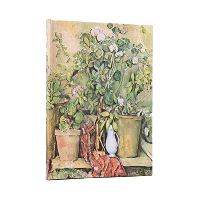 Paperblanks Cezanne’s Terracotta Pots and Flowers Midi Address Book (Elastic Band Closure) - Publicité Paperblanks Cezanne’s Terracotta Pots and Flowers Midi Address Book (Elastic Band Closure) - Publicité