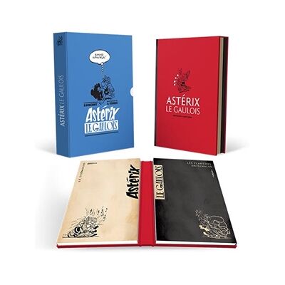 René Goscinny Astérix Le Gaulois N°1 - Coffret anniversaire 65 ans - Publicité René Goscinny Astérix Le Gaulois N°1 - Coffret anniversaire 65 ans - Publicité