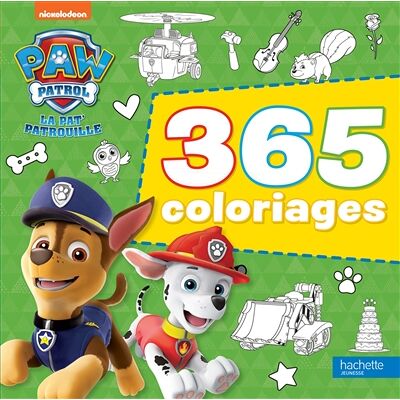 Nickelodeon La Pat' Patrouille : 365 coloriages - Publicité Nickelodeon La Pat' Patrouille : 365 coloriages - Publicité