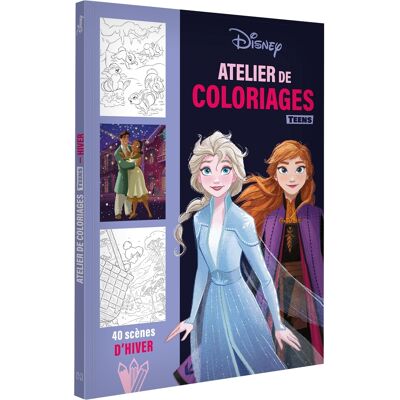 DISNEY TEENS : Atelier de coloriages : Scènes d'hiver - Publicité DISNEY TEENS : Atelier de coloriages : Scènes d'hiver - Publicité