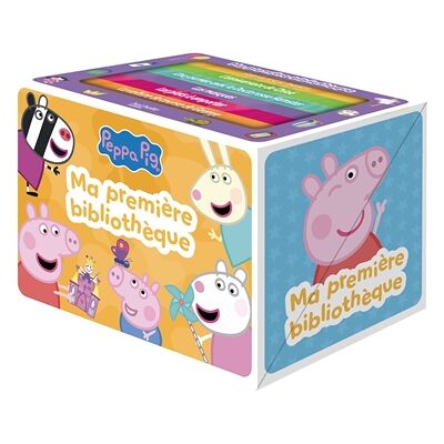 Aurélie Desfour Peppa Pig - Ma première bibliothèque - Coffret 6 livres - Publicité Aurélie Desfour Peppa Pig - Ma première bibliothèque - Coffret 6 livres - Publicité