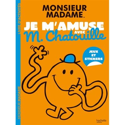 Sanrio Les Monsieur Madame : Je m'amuse avec M. Chatouille : Activités et autocollants - Publicité Sanrio Les Monsieur Madame : Je m'amuse avec M. Chatouille : Activités et autocollants - Publicité
