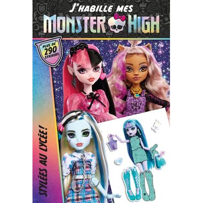 Mattel J'habille mes Monster High. Stylées au lycée ! : plus de 290 stickers - Publicité Mattel J'habille mes Monster High. Stylées au lycée ! : plus de 290 stickers - Publicité